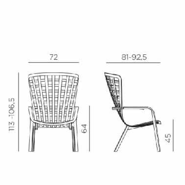 Poltrona Folio Nardi-