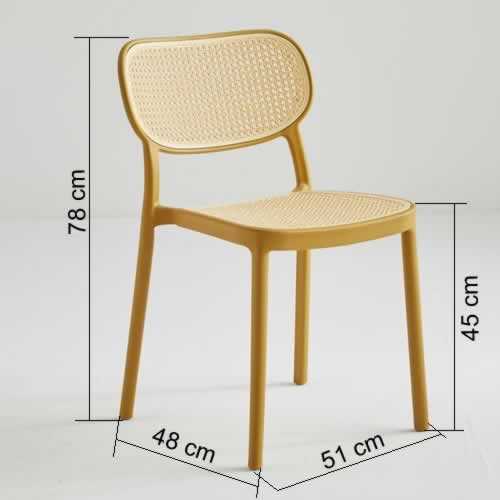 Silvia chair modern Vienna straw kitchen | Mestucò