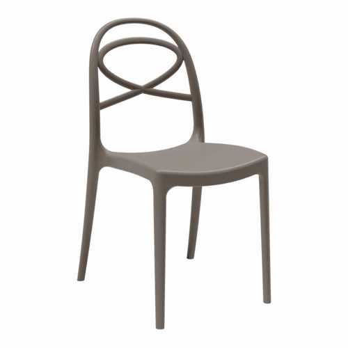 Sedia moderna Luna da cucina o giardino | Mestucò