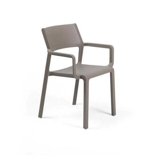 Trill polypropylene chair with armrests | Mestucò