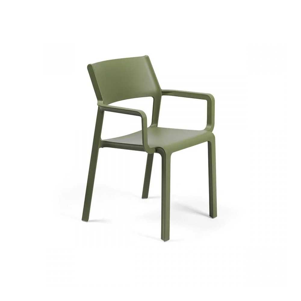 Trill polypropylene chair with armrests | Mestucò