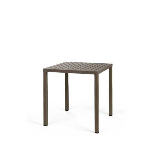 Cube 70 cm outdoor polypropylene table in various colours | Mestucò