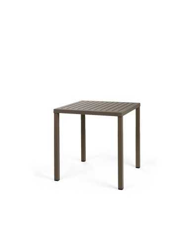Cube 70 cm outdoor polypropylene table in various colours | Mestucò
