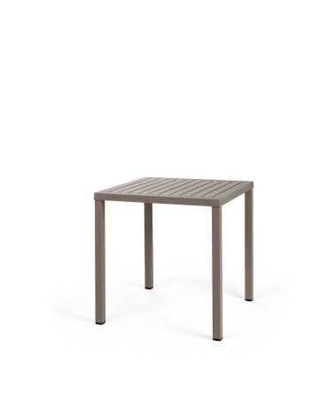 Cube 70 cm outdoor polypropylene table in various colours | Mestucò