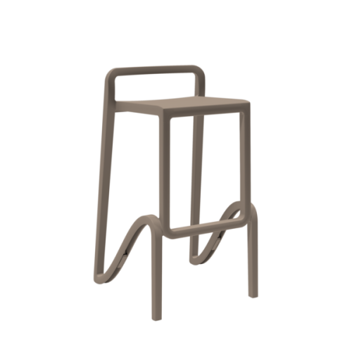 Modern Eolo 75 stool for indoor and outdoor counters | Mestucò