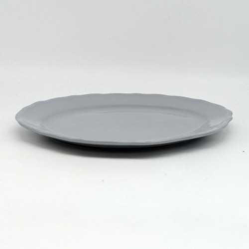 Juliet oval porcelain stoneware plate 22x14.5 Mestucò