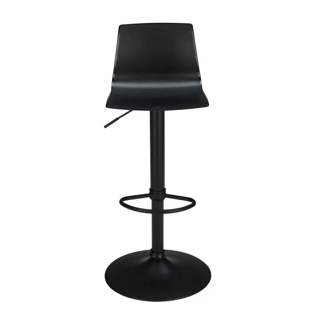 Imola Gas adjustable black modern stool | Mestucò