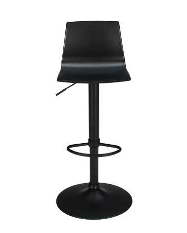 Imola Gas adjustable black modern stool | Mestucò