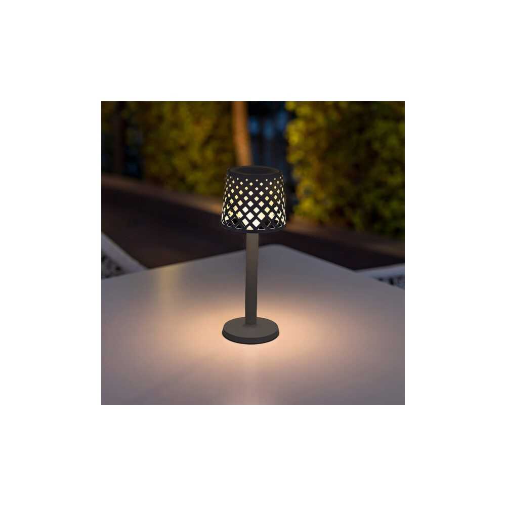 Gretita Battery-operated Table Lamp - Modern Design in Recycled Plastic for Interior and Exterior use
