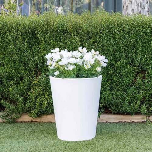 Gerbera 50 Rustic terracotta effect vase | Mestucò