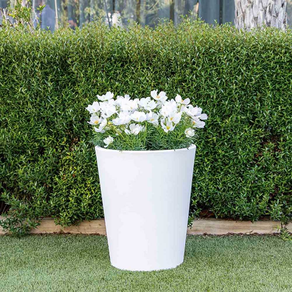 Gerbera 50 Rustic terracotta effect vase | Mestucò