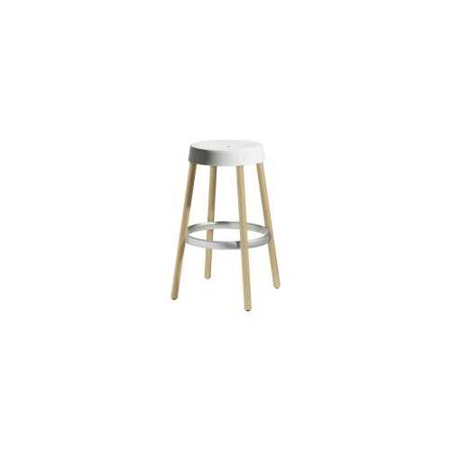 Natural Gim 80 natural beech stool | Mestucò