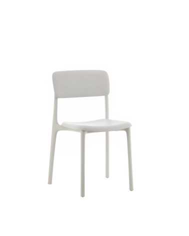 Fiorella modern polypropylene chair for kitchen and garden | Mestucò
