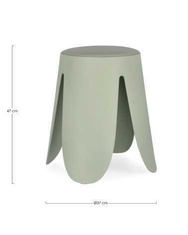Imogen stackable polypropylene stool | Mestucò