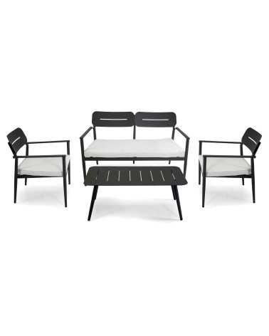 ibiza 2-seater complete aluminium living room