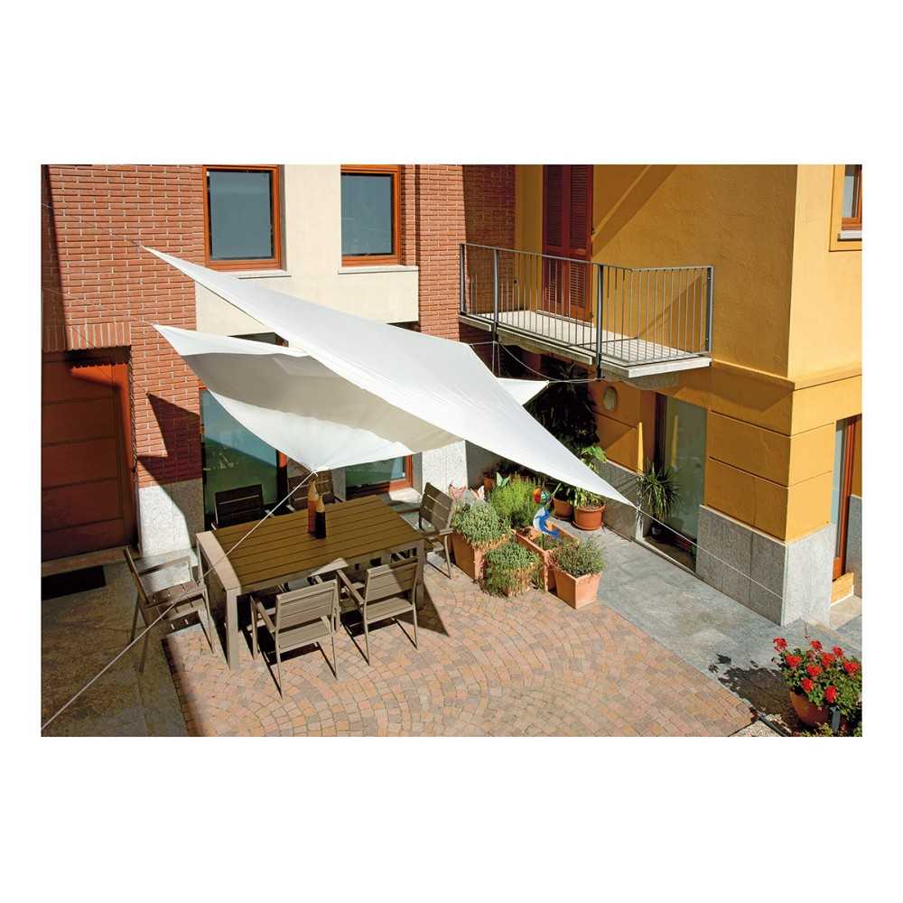 Vela triangolare 5x5x5 impermeabile beige | Mestucò