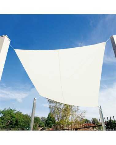 Vela Ombreggiante Rettangolare Sabbia 200x200x300 cm