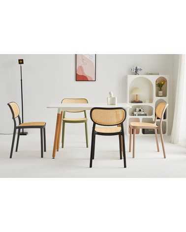 Silvia chair modern Vienna straw kitchen | Mestucò