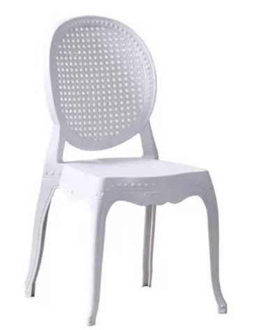 Baroque polypropylene chair Freya | MestuCò arredo