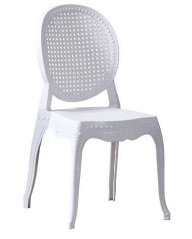 Baroque polypropylene chair Freya | MestuCò arredo