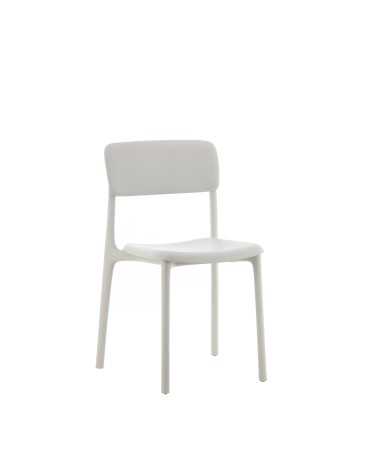 Fiorella modern polypropylene chair for kitchen and garden | Mestucò
