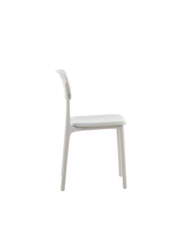 Fiorella modern polypropylene chair for kitchen and garden | Mestucò