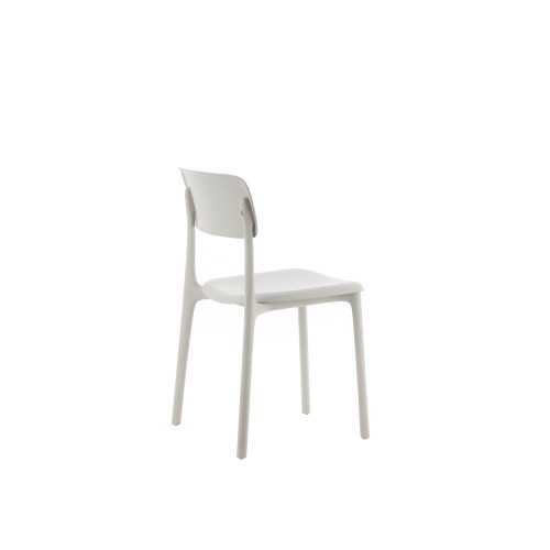 Fiorella modern polypropylene chair for kitchen and garden | Mestucò