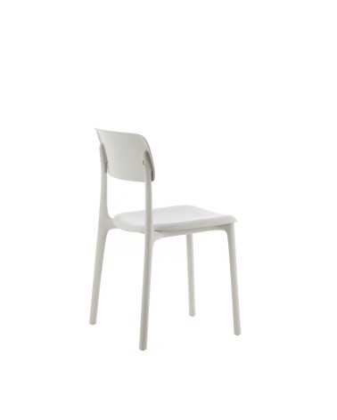 Sedia in polipropilene Fiorella moderna per cucina e giardino | Mestucò