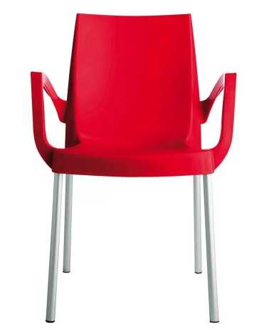 Boulevard polypropylene and aluminium armchair | Mestucò