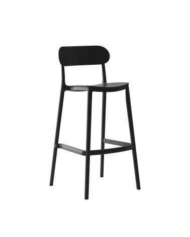 Modern polypropylene stool Viola h 75 | Mestucò