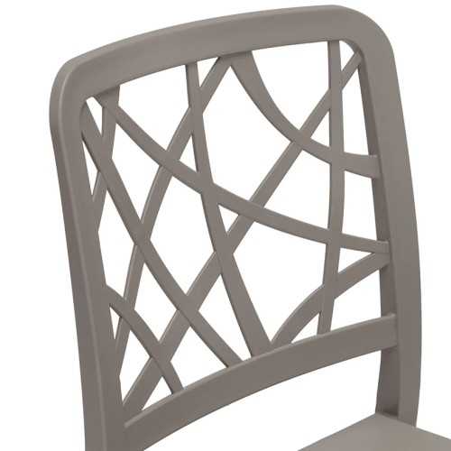 Modern polypropylene chair Penelope | Mestucò