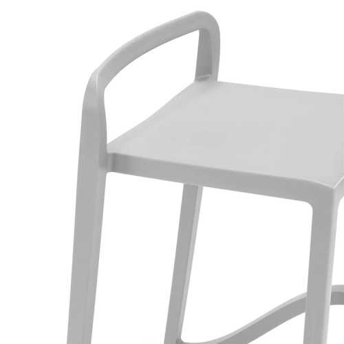 Sgabello Eolo 65 moderno per interno ed esterno | Mestucò