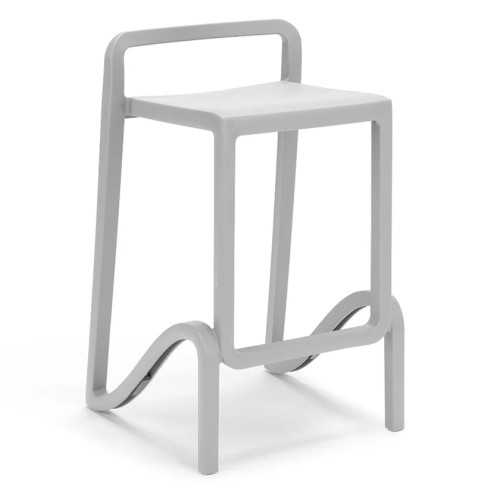 Sgabello Eolo 75 moderno per bancone interno ed esterno | Mestucò