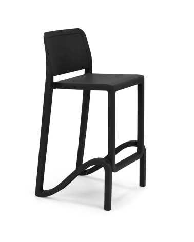 Sgabello moderno in polipropilene Giano h75 | Mestucò