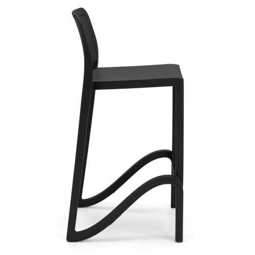 Modern polypropylene stool Giano h75 | Mestucò