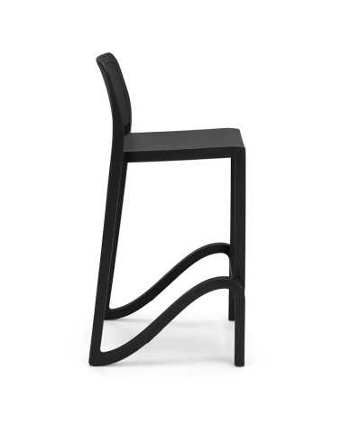 Modern polypropylene stool Giano h75 | Mestucò