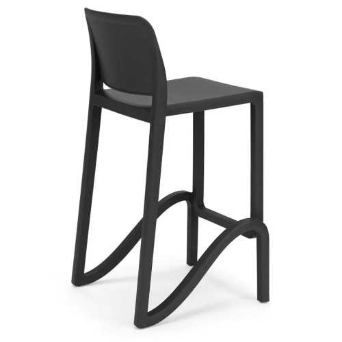 Modern polypropylene stool Giano h75 | Mestucò