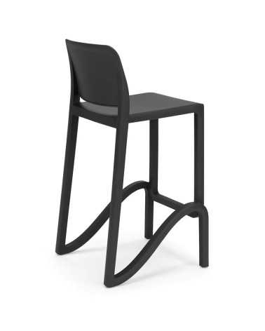 Modern polypropylene stool Giano h75 | Mestucò