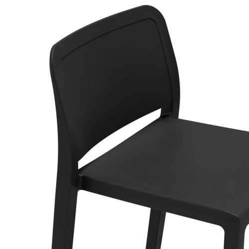 Sgabello moderno in polipropilene Giano h75 | Mestucò