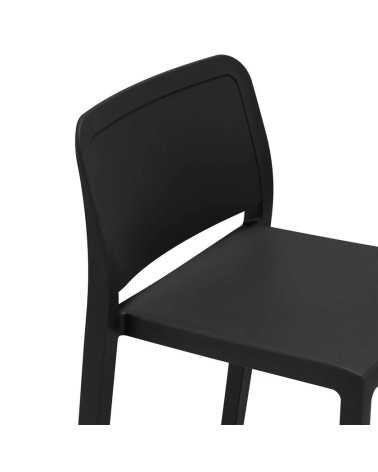 Modern polypropylene stool Giano h75 | Mestucò