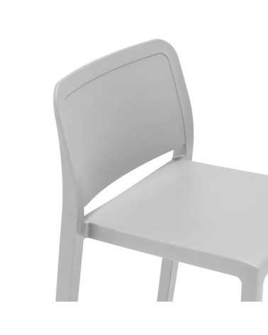 Sgabello moderno in polipropilene Giano H65 | Mestucò