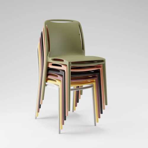 Velair polypropylene kitchen and garden chair | Mestucò