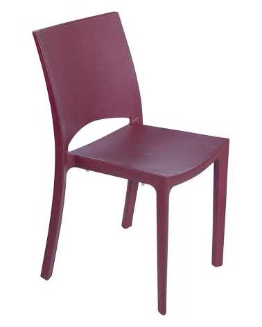 Woody modern polypropylene kitchen chair | Mestucò