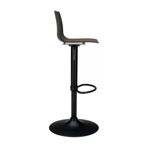 Imola Gas adjustable black modern stool | Mestucò