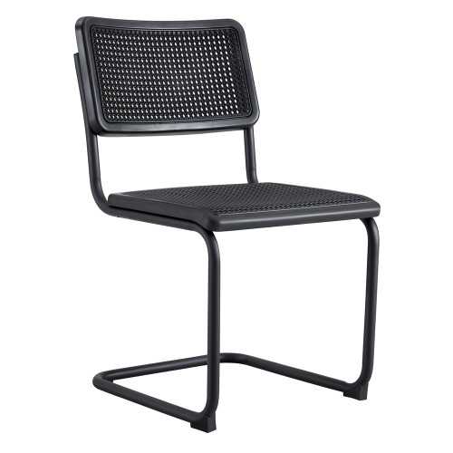 Sedia slitta in metallo e polipropilene Peonia | Mestucò