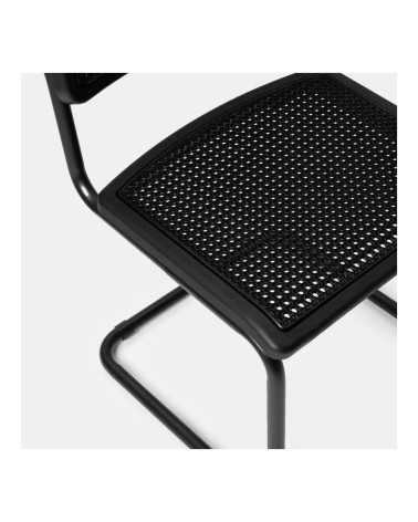 Peonia metal and rattan sled chair | Mestucò