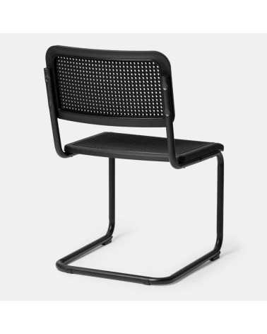 Sedia slitta in metallo e polipropilene Peonia | Mestucò