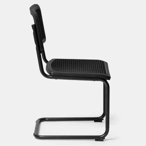 Sedia slitta in metallo e polipropilene Peonia | Mestucò