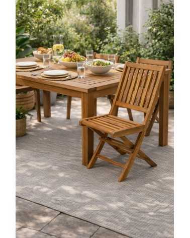 sedia pieghevoloe in teak Cook